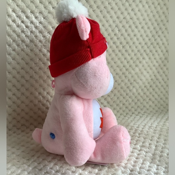 Basic Fun Plush True North Care Bear Canadian Exclusive Pink Red Hat Maple Leaf - Picture 7 of 16
